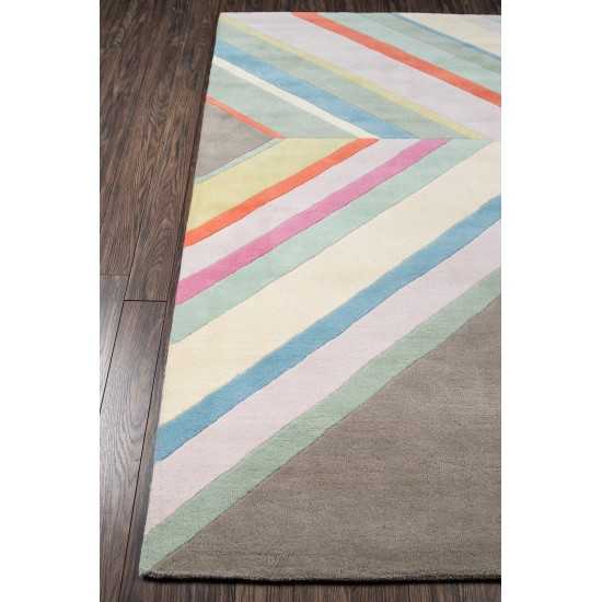 Rug, Novogratz, Delmar, DEL-5, Grey, 2'3" X 8' Runner, 36398