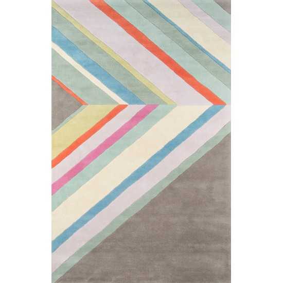 Rug, Novogratz, Delmar, DEL-5, Grey, 3'6" X 5'6", 36410