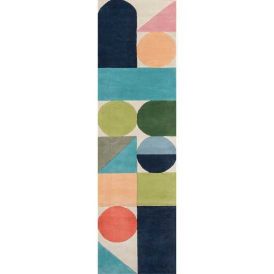 Rug, Novogratz, Delmar, DEL-8, Multi, 2'3" X 8' Runner, 36404