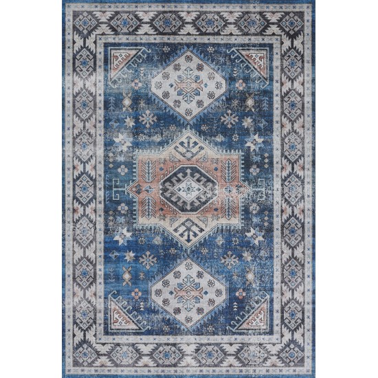 Rug, Novogratz, Doheny, DOH-3, Blue, 2' X 3', 48693