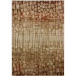 Addison Atlas Dynamic Circles Area Rug, 3’3" x 5’1", Brown, AAT33BR3X5