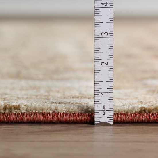 Addison Atlas Dynamic Circles Area Rug, 7’10" x 10’7", Brown, AAT33BR8X11