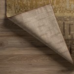 Addison Atlas Dynamic Stripes Area Rug, 9’6" x 13’2", Brown, AAT35BR10X13