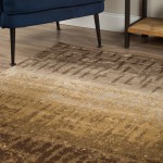 Addison Atlas Dynamic Stripes Area Rug, 9’6" x 13’2", Brown, AAT35BR10X13
