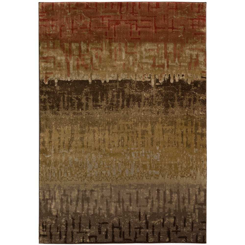 Addison Atlas Dynamic Stripes Area Rug, 7’10" x 10’7", Brown, AAT35BR8X11 Addison Atlas Dynamic Stripes Area Rug, 7’10" x 10’7", Brown, AAT35BR8X11
