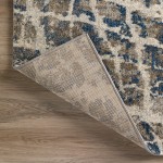 Barkley Dynamic Abstract Stripes Area Rug, 5’1" x 7’5", Grey, ABK33GR5X7