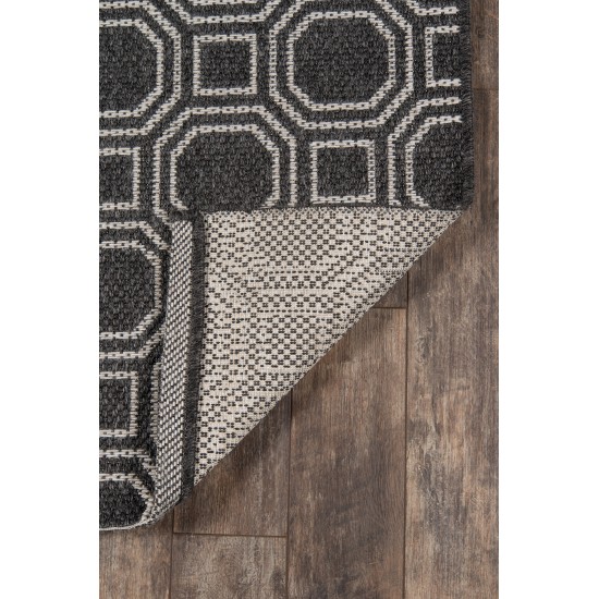 Rug, Erin Gates, Downeast, DOW-1, Charcoal, 2' X 10' Runner, 44387