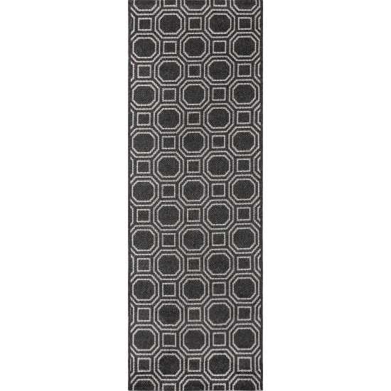 Rug, Erin Gates, Downeast, DOW-1, Charcoal, 2' X 10' Runner, 44387