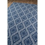 Rug, Erin Gates, Easton, EAS-1, Navy, 7'6" X 9'6", 39895