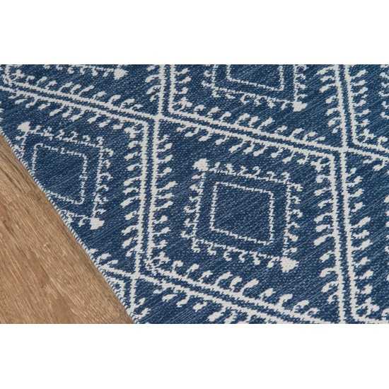 Rug, Erin Gates, Easton, EAS-1, Navy, 7'6" X 9'6", 39895