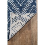 Rug, Erin Gates, Easton, EAS-1, Navy, 7'6" X 9'6", 39895