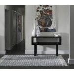 Rug, Momeni, Ember, EMR-1, Black, 2'3" X 8' Runner, 48399