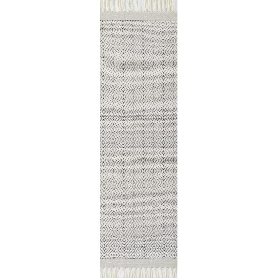 Rug, Momeni, Ember, EMR-3, Ivory, 2'3" X 8' Runner, 48397