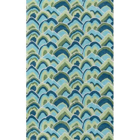 Rug, Madcap Cottage, Embrace Adventure, EMB-1, Green, 2' X 3', 43697