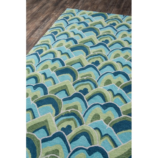 Rug, Madcap Cottage, Embrace Adventure, EMB-1, Green, 2' X 3', 43697