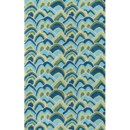 Rug, Madcap Cottage, Embrace Adventure, EMB-1, Green, 2'3" X 8' Runner, 43700