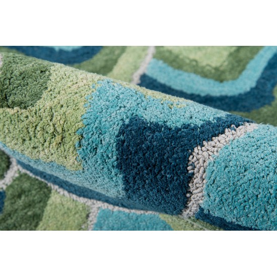 Rug, Madcap Cottage, Embrace Adventure, EMB-1, Green, 3' X 5', 43703