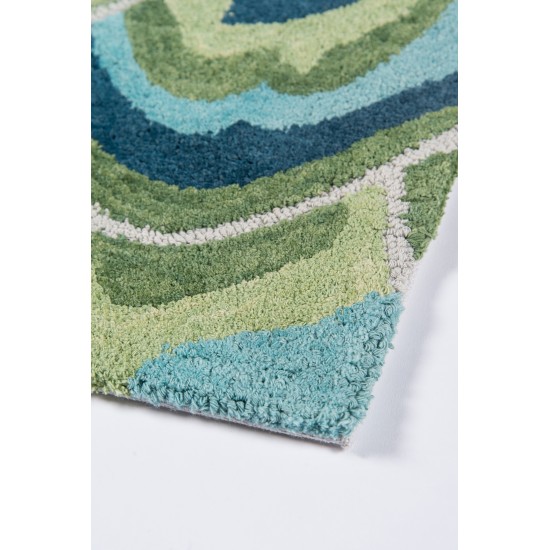 Rug, Madcap Cottage, Embrace Adventure, EMB-1, Green, 3' X 5', 43703