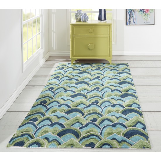 Rug, Madcap Cottage, Embrace Adventure, EMB-1, Green, 3' X 5', 43703