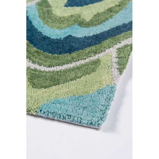 Rug, Madcap Cottage, Embrace Adventure, EMB-1, Green, 5' X 8', 43707