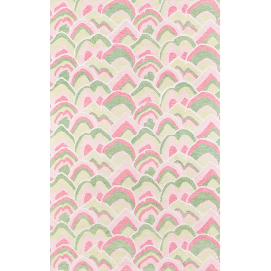 Rug, Madcap Cottage, Embrace Adventure, EMB-1, Pink, 2' X 3', 43107