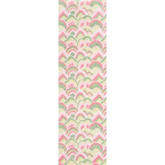 Rug, Madcap Cottage, Embrace Adventure, EMB-1, Pink, 2'3" X 8' Runner, 43109