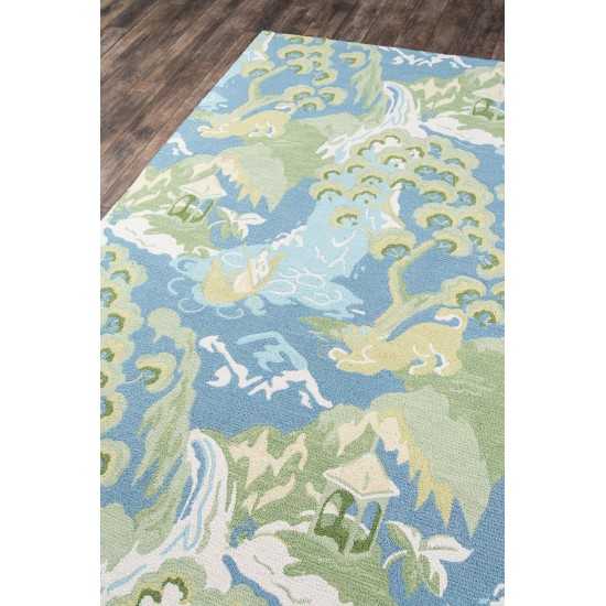 Rug, Madcap Cottage, Embrace Adventure, EMB-2, Blue, 2' X 3', 43698