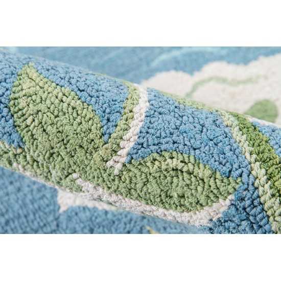 Rug, Madcap Cottage, Embrace Adventure, EMB-2, Blue, 8' X 10', 43712
