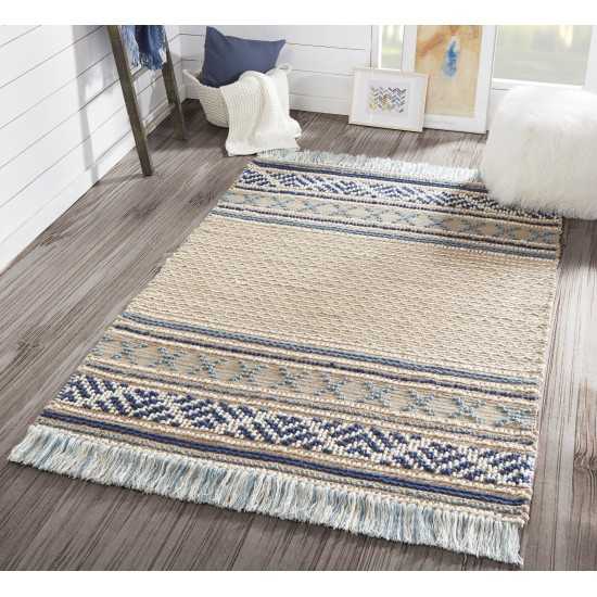 Rug, Momeni, Esme, ESM-4, Blue, 2' X 3', 42635