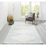 Rug, Novogratz, Ferris, FRR-1, Aqua, 2'3" X 7'6" Runner, 46536