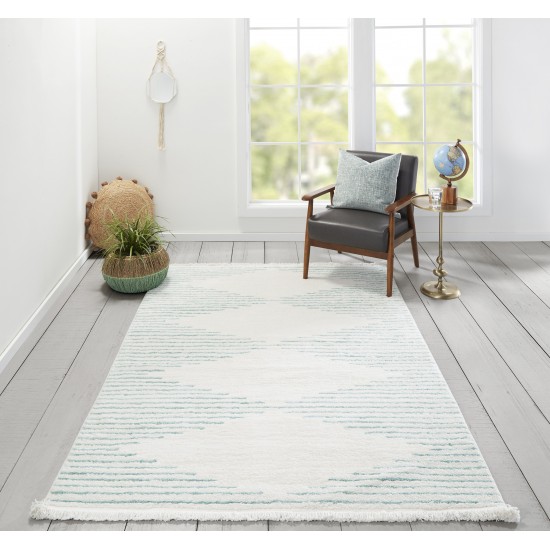 Rug, Novogratz, Ferris, FRR-1, Aqua, 7'6" X 9'6", 46549