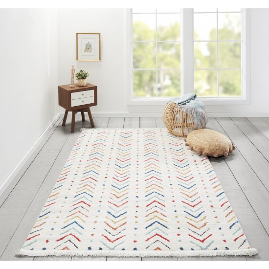 Rug, Novogratz, Ferris, FRR-3, Multi, 5'3" X 7'2", 46547