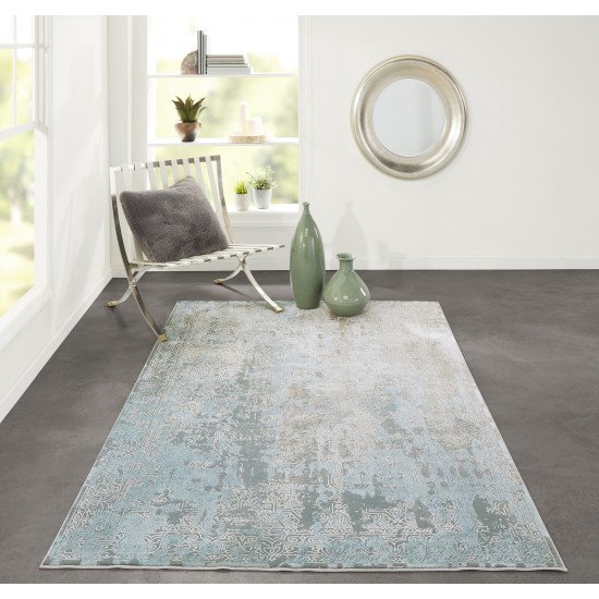 Rug, Momeni, Genevieve, GNV-2, Light Blue, 1'10" x 2'10", 43555