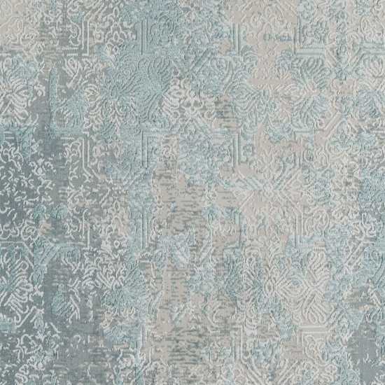 Rug, Momeni, Genevieve, GNV-2, Light Blue, 2'2" X 7'7" Runner, 43567