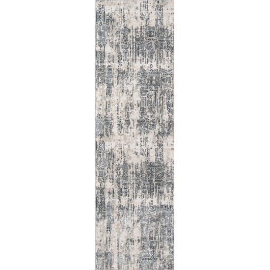 Rug, Momeni, Genevieve, GNV-4, Grey, 2'2" X 7'7" Runner, 43573