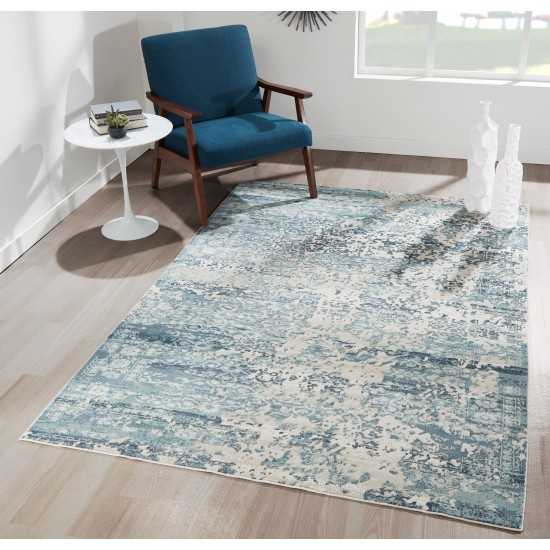 Rug, Momeni, Genevieve, GNV-6, Blue, 3'10" X 5'7", 43590