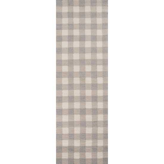 Rug, Momeni, Geo, GEO31, Grey, 2'3" X 7'6" Runner, 29928