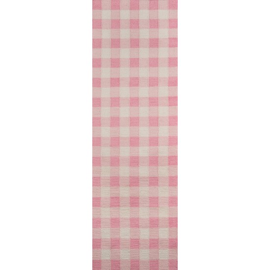 Rug, Momeni, Geo, GEO31, Pink, 2'3" X 7'6" Runner, 29930