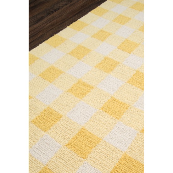 Rug, Momeni, Geo, GEO31, Yellow, 5' X 7', 29940