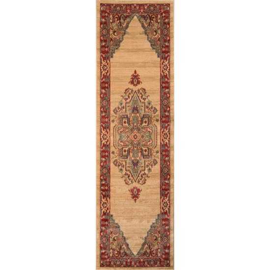 Rug, Momeni, Ghazni, GZ-05, Beige, 3'11" X 5'7", 29108