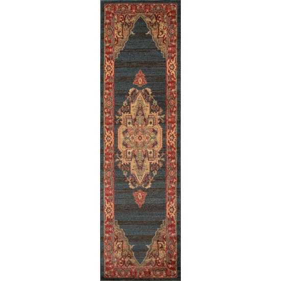 Rug, Momeni, Ghazni, GZ-05, Navy, 2' X 3', 29096