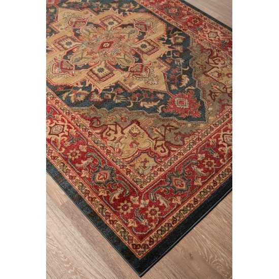 Rug, Momeni, Ghazni, GZ-05, Navy, 2'3" X 7'6" Runner, 29102