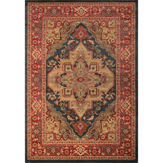 Rug, Momeni, Ghazni, GZ-05, Navy, 3'11" X 5'7", 29109