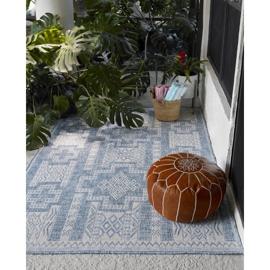 Rug, Momeni, Hampton, HAM10, Blue, 2' X 3', 48470