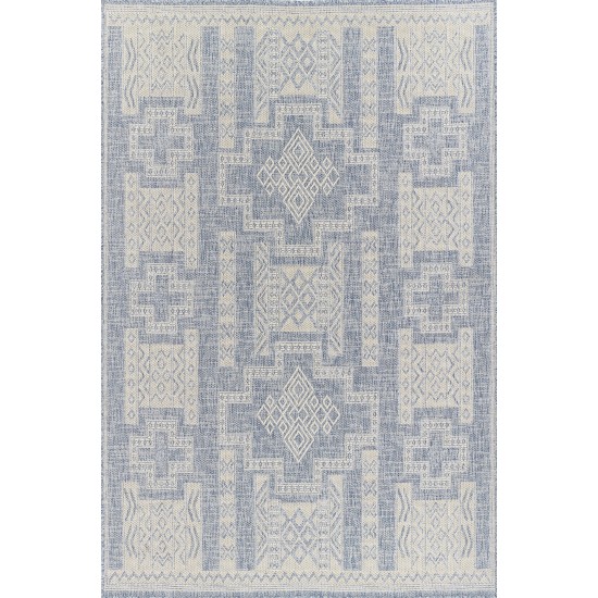 Rug, Momeni, Hampton, HAM10, Blue, 2'7" X 7'6" Runner, 48476