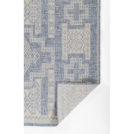 Rug, Momeni, Hampton, HAM10, Blue, 2'7" X 7'6" Runner, 48476