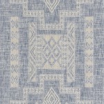 Rug, Momeni, Hampton, HAM10, Blue, 2'7" X 7'6" Runner, 48476