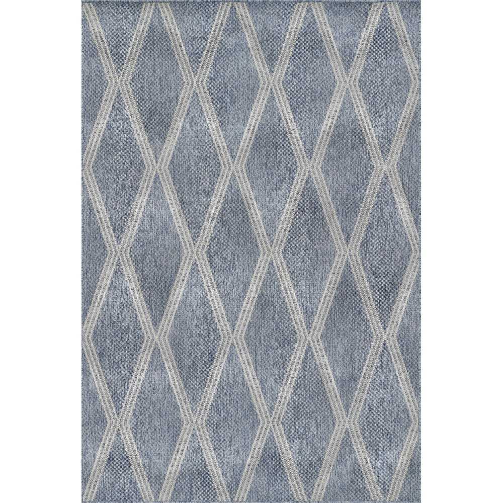 Rug, Momeni, Hampton, HAM-5, Blue, 2'7" X 7'6" Runner, 48193