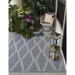 Rug, Momeni, Hampton, HAM-5, Blue, 2'7" X 7'6" Runner, 48193