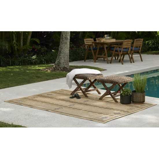 Rug, Momeni, Hampton, HAM-6, Natural, 6'6" X 9', 48620